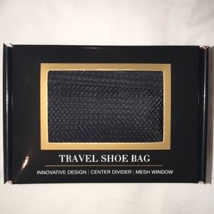 travel shoe bag with divider